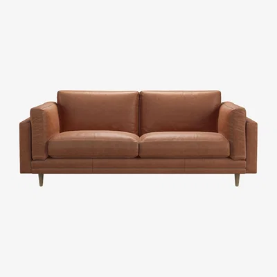 Sofa.com Marco 2.5 Seat Sofa in Cognac Grain Leather