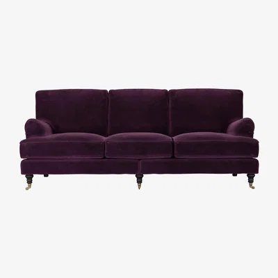 Sofa.com Bluebell 4 Seat Sofa in Damson Smart Velvet