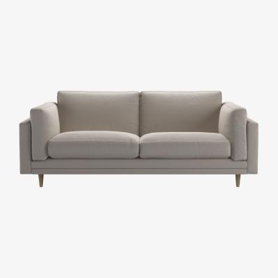 Sofa.com Marco 2.5 Seat Sofa in Stone Brushed Linen Cotton