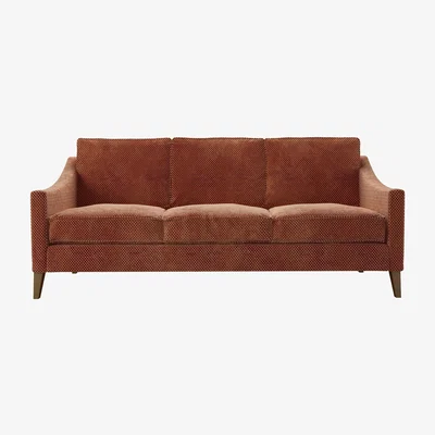 Sofa.com Iggy 3 Seat Sofa in Pomegranate Bubble Velvet