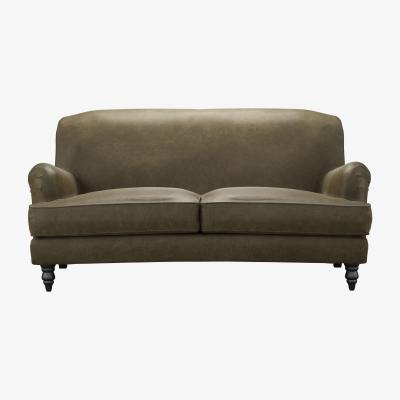 Sofa.com Snowdrop 2.5 Seat Sofa (breaks down) in Dark Moss Antique Leather