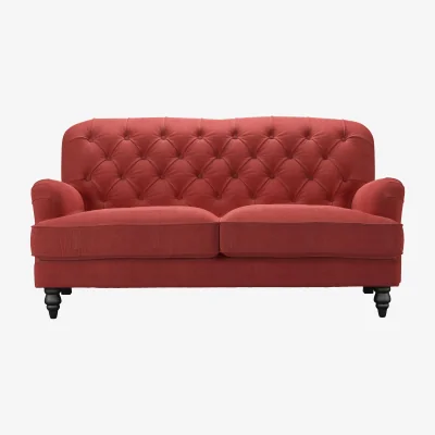 Sofa.com Snowdrop Button Back 2.5 Seat Sofa in Indian Summer Easy Cotton