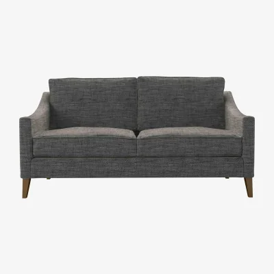 Sofa.com Iggy 2.5 Seat Sofa (breaks down) in Liquorice Baylee Multi-Tone Viscose Linen