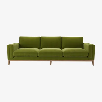 Sofa.com Costello 4 Seat Sofa in Vine Leaf Organic Smart Cotton