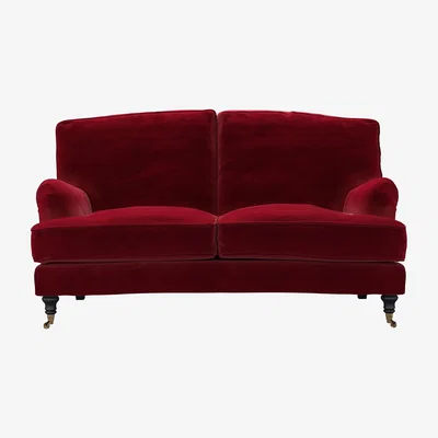 Sofa.com Bluebell 2 Seat Sofa (breaks down) in Malbec Cotton Matt Velvet