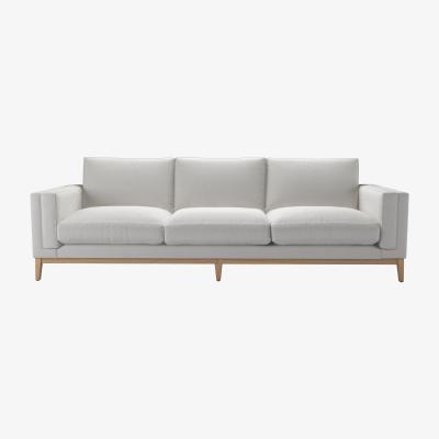 Sofa.com Costello 4 Seat Sofa in Alabaster Brushed Linen Cotton