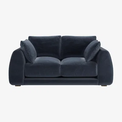 Sofa.com Carmel 2.5 Seat Sofa in Skyfall Cotton Matt Velvet