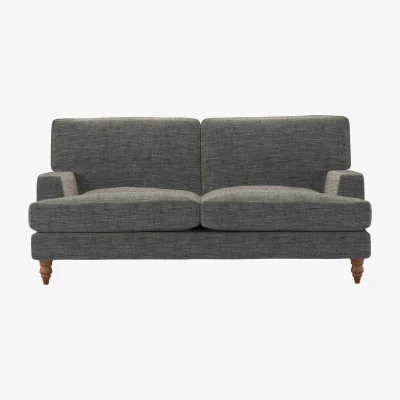 Sofa.com Isla 2.5 Seat Sofa in Liquorice Baylee Multi-Tone Viscose Linen