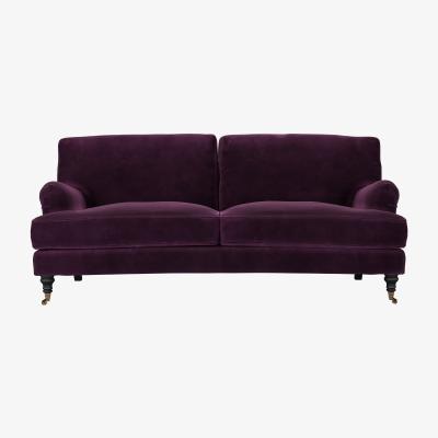 Sofa.com Bluebell 3 Seat Sofa (breaks down) in Damson Smart Velvet