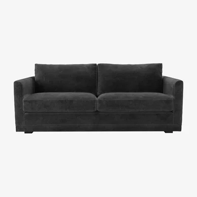 Sofa.com Aissa 3 Seat Sofa with removable cover in Raven Speckled Chenille