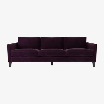 Sofa.com Izzy 4 Seat Sofa in Damson Smart Velvet