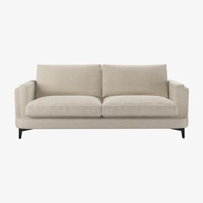 Sofa.com Boston Squared Arm 3 Seat Sofa in Jasmine Silky Jacquard Weave