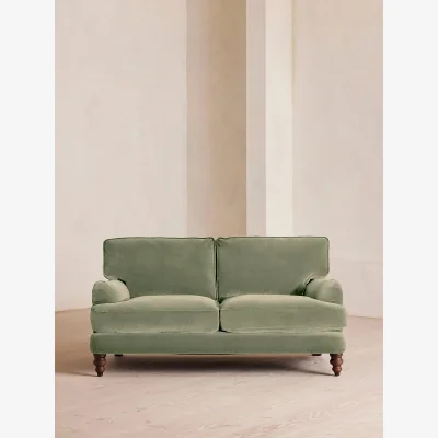 Soho Home Arundel Two Seater Sofa, Velvet, Seafoam