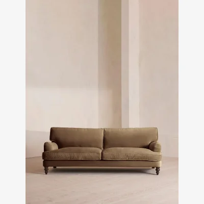 Soho Home Arundel Four Seater Sofa, Velvet, Truffle