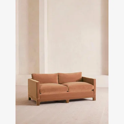 Soho Home Ashford Two Seater Sofa, Velvet, Antique Rose