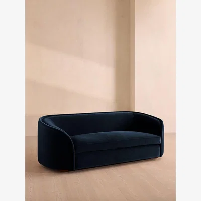 Soho Home Conall Three Seater Sofa, Velvet, Royal Blue