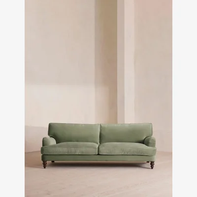 Soho Home Arundel Four Seater Sofa, Velvet, Seafoam