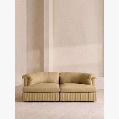 Soho Home Oona Modular Sofa, Three Seater, Linen, Wheat, UK