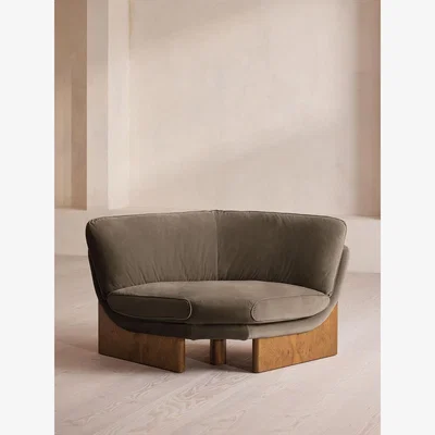 Soho Home Tellis Corner Module, Velvet, Taupe