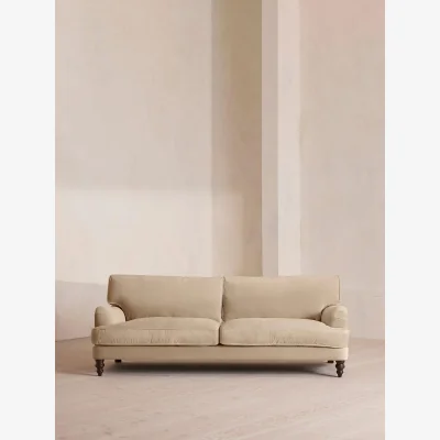 Soho Home Arundel Four Seater Sofa, Velvet, Oyster