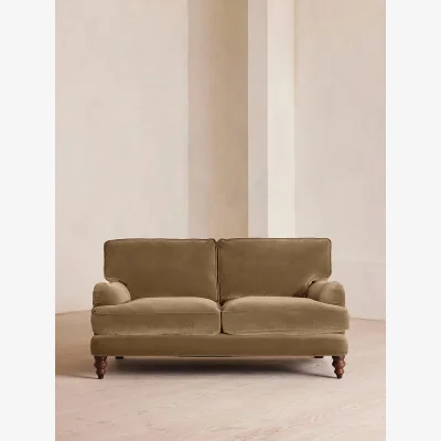 Soho Home Arundel Two Seater Sofa, Velvet, Truffle