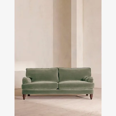 Soho Home Arundel Three Seater Sofa, Velvet, Seafoam