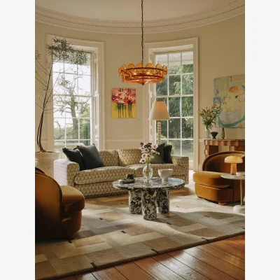 Soho Home Mossley Three Seater Sofa, Theron Jacquard, UK