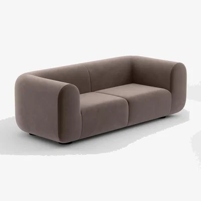 Tom Dixon Tom Dixon - PLUMP 2.5-Seater Sofa - Configuration 1 - Clay (Royal 84)