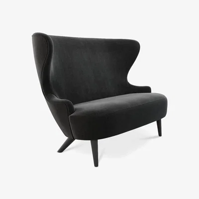 Tom Dixon Tom Dixon - Wingback Micro Sofa Black Oak Gentle 2 0183