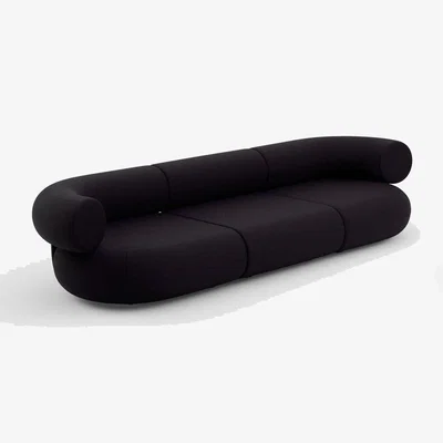 Tom Dixon Tom Dixon - Fat 3-Seater Modular Sofa - Configuration 2 - Navy (Kvadrat Autumn  0791)