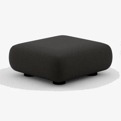 Tom Dixon Tom Dixon - PLUMP Sofa Ottoman - Dark Grey (Kvadrat Melange Nap 0191)