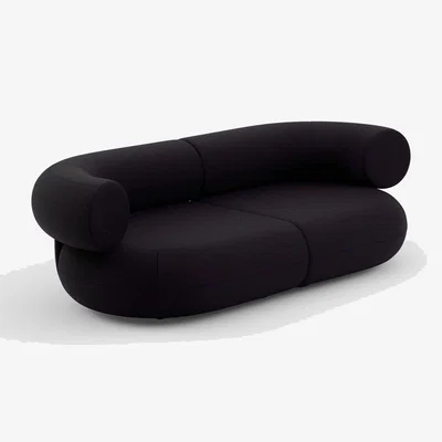 Tom Dixon Tom Dixon - Fat 2.5-Seater Modular Sofa - Configuration 1 - Navy (Kvadrat Autumn  0791)