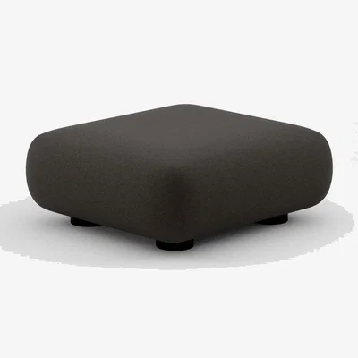 Tom Dixon Tom Dixon - PLUMP Sofa Ottoman - Dark Grey (Kvadrat Divina Melange 0180)