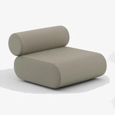 Tom Dixon Tom Dixon - FAT Sofa Middle Module - White (Kvadrat Autumn 0101)