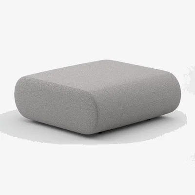 Tom Dixon Tom Dixon - FAT Sofa Ottoman - Light Grey (Kvadrat Divina Melange 0120)