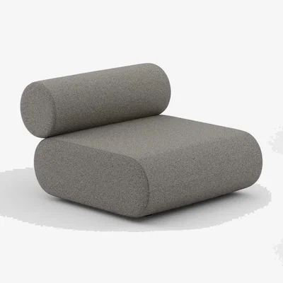 Tom Dixon Tom Dixon - FAT Sofa Middle Module - Grey (Kvadrat Melange Nap 0111)