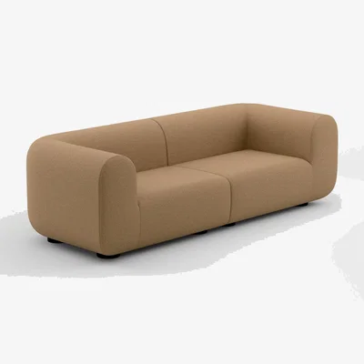 Tom Dixon Tom Dixon - Plump 3-Seater Wide Modular Sofa - Configuration 3 - Spice (Linara 2494 142)