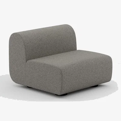 Tom Dixon Tom Dixon - PLUMP Sofa Middle Module - Grey (Kvadrat Melange Nap 0111)