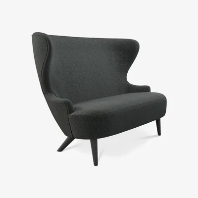 Tom Dixon Tom Dixon - Wingback Micro Sofa Black Oak Melange Nap 0111