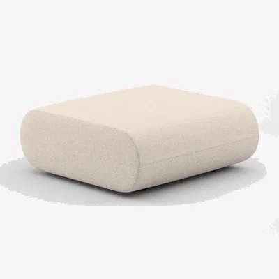 Tom Dixon Tom Dixon - FAT Sofa Ottoman - Ivory (Alpine 101)