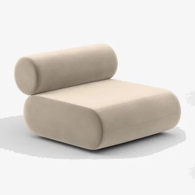 Tom Dixon Tom Dixon - FAT Sofa Middle Module - Pearl (Royal 106)