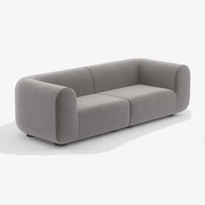 Tom Dixon Tom Dixon - Plump 3-Seater Wide Modular Sofa - Configuration 3 - Clay (Royal 84)