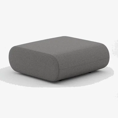 Tom Dixon Tom Dixon - FAT Sofa Ottoman - Mid Grey (Kvadrat Hallingdal 0130)