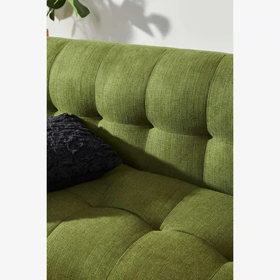 Urban Outfitters Analise Three-Seater Sofa - Green ALL at Urban Outfitters