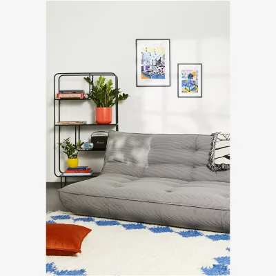 Urban Outfitters Greta Grey Corduroy XL Sleeper Sofa - Grey ALL at Urban Outfitters