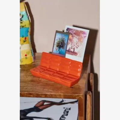 Urban Outfitters Greta Sofa Photo Holder - Orange ALL at Urban Outfitters