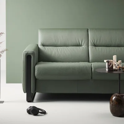 Woods Furniture Stressless Fiona 2.5 Seater Sofa - Stressless Fiona 2.5 Seater Sofa Upholstered Arms - Batick