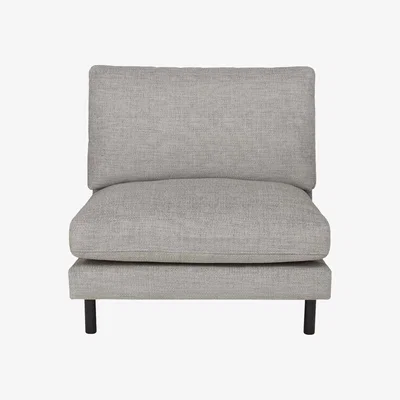 Woods Furniture Forli Grand Single Seat - No Arms - Forli Grand Sofa Single Seat No Arms in Leather