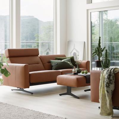 Woods Furniture Stressless Stella 2.5 Seater Sofa - Stressless Stella 2.5 Seater Sofa in Fabric