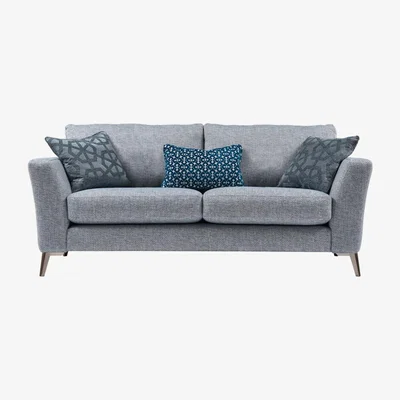 Woods Furniture Flynn 2.5 Seater Sofa - Flynn 2.5 Seater Sofa in Aqua CleanForever